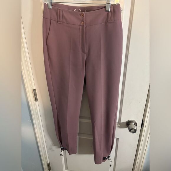 KADELLI COLLECTION Elegant Mauve Women's Pants size 36/ us 4 EUC - Picture 1 of 5